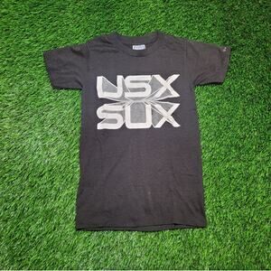 VTG 80s Anti-US USX Lorain Steel Protest Tee Mens XXS / Womens S USA Made